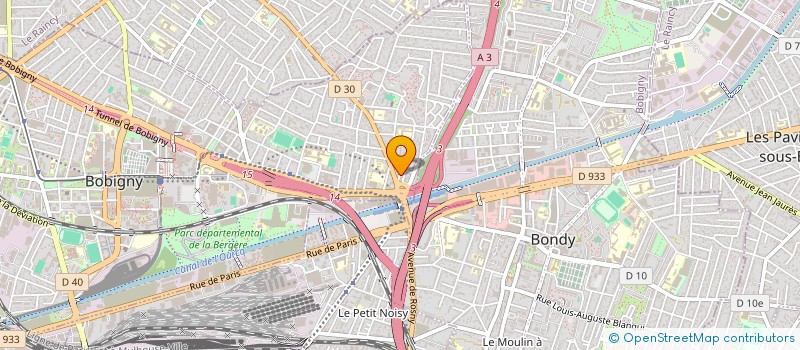 localisation de l'entreprise MONSIEUR ALI BEHILLIL  BOBIGNY