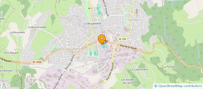 localisation de l'entreprise MONSIEUR ALI BEL HAJ MANSOUR à LA TALAUDIERE