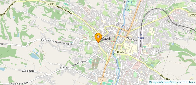 localisation de l'entreprise MONSIEUR ALI BELAHCENE KHELOUAT  AUCH