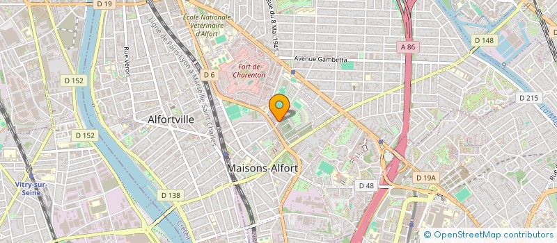 localisation de l'entreprise MONSIEUR ALI BELAHOUEL  MAISONS-ALFORT