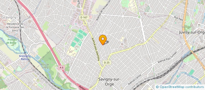 localisation de l'entreprise MONSIEUR ALI BELAID  SAVIGNY-SUR-ORGE