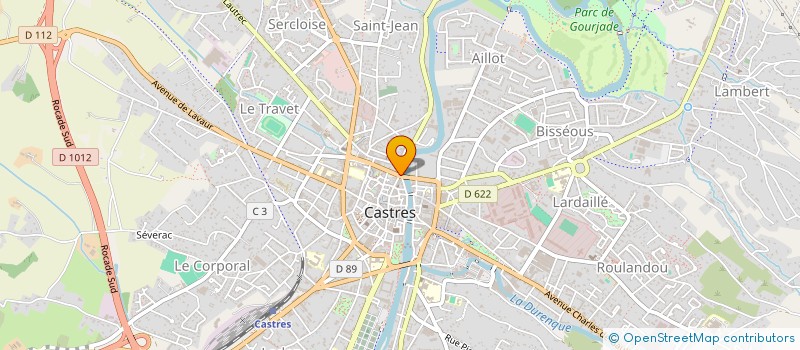 localisation de l'entreprise MONSIEUR ALI BELAIDI  CASTRES