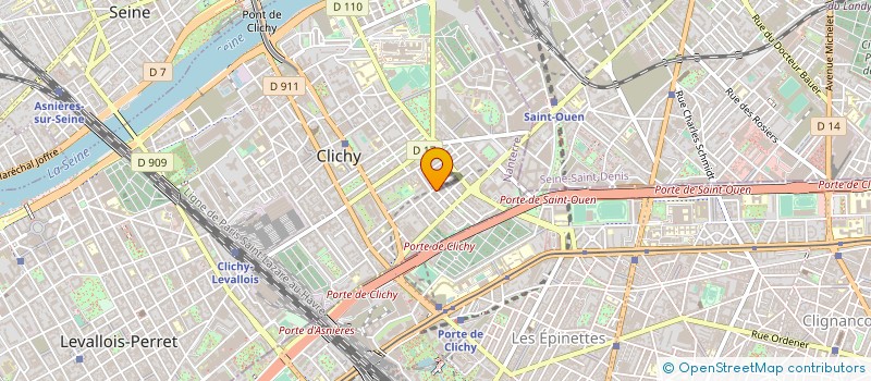 localisation de l'entreprise MONSIEUR ALI BELBAHI à CLICHY