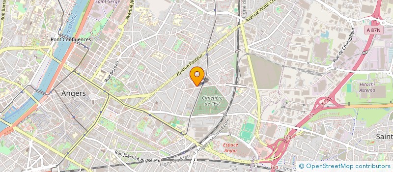 localisation de l'entreprise MONSIEUR ALI BELHADRI à ANGERS