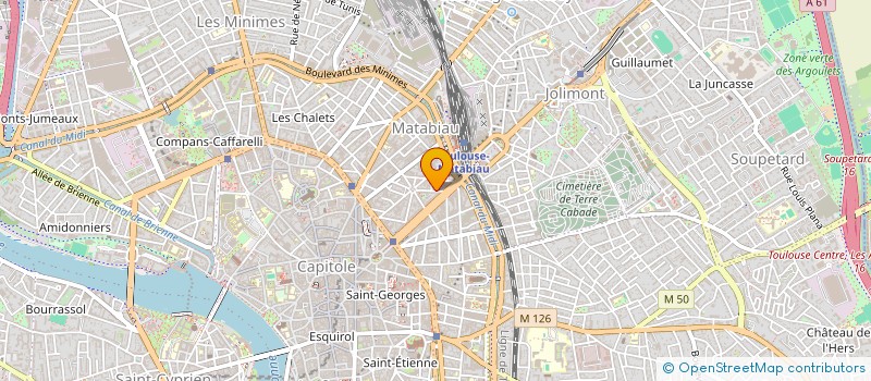 localisation de l'entreprise MONSIEUR ALI BELKADI ZOUBIR  TOULOUSE