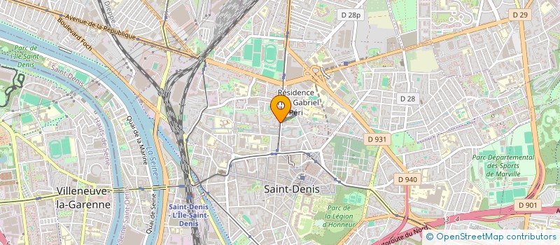 localisation de l'entreprise MONSIEUR ALI BELKEBIR  SAINT-DENIS