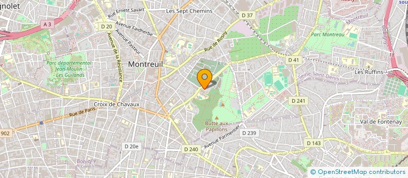 localisation de l'entreprise MONSIEUR ALI BELKHATERANE à MONTREUIL