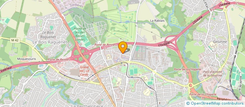 localisation de l'entreprise MONSIEUR ALI BELOMRIE  NANTES