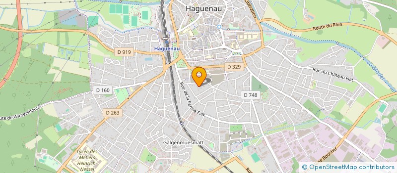 localisation de l'entreprise MONSIEUR ALI BEN AZOUZ  HAGUENAU