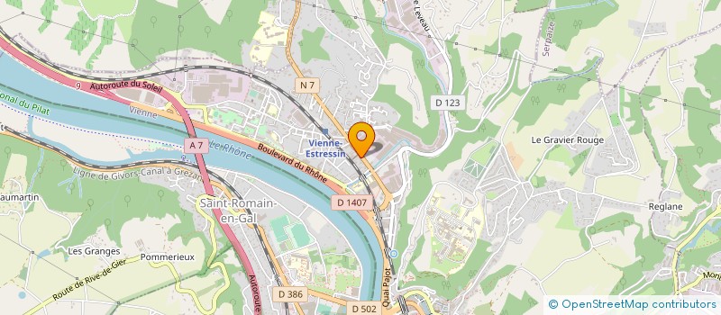 localisation de l'entreprise MONSIEUR ALI BEN BRAHIM  VIENNE