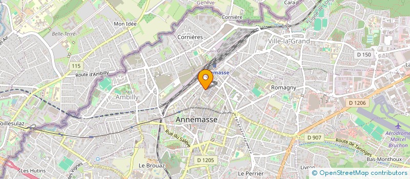 localisation de l'entreprise MONSIEUR ALI BEN CHAABANE  ANNEMASSE