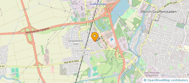 localisation de l'entreprise MONSIEUR ALI BEN FRAJ  GEISPOLSHEIM