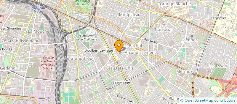 localisation de l'entreprise MONSIEUR ALI BEN SALAH BELHOCINE  LYON