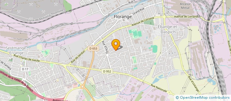 localisation de l'entreprise MONSIEUR ALI BENAISSA  FLORANGE