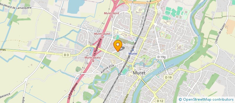 localisation de l'entreprise MONSIEUR ALI BENBEDRA  MURET