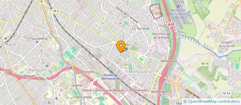 localisation de l'entreprise MONSIEUR ALI BENCHENEB  TOULOUSE