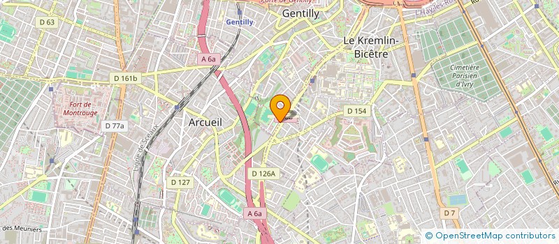 localisation de l'entreprise MONSIEUR ALI BENFRID  GENTILLY