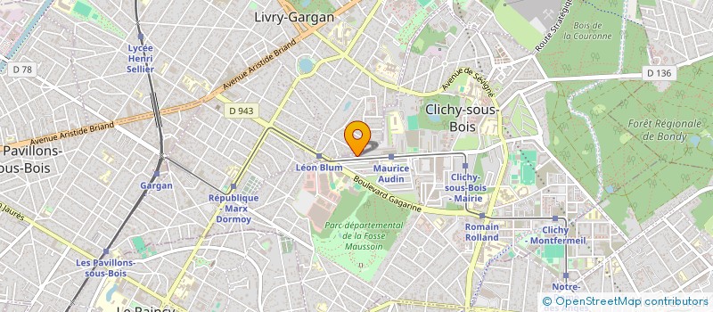 localisation de l'entreprise MONSIEUR ALI BENGHEZALA à CLICHY-SOUS-BOIS