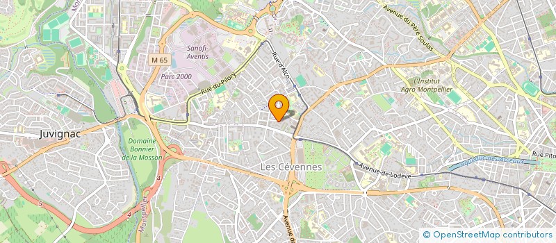 localisation de l'entreprise MONSIEUR ALI BENKERTA à MONTPELLIER