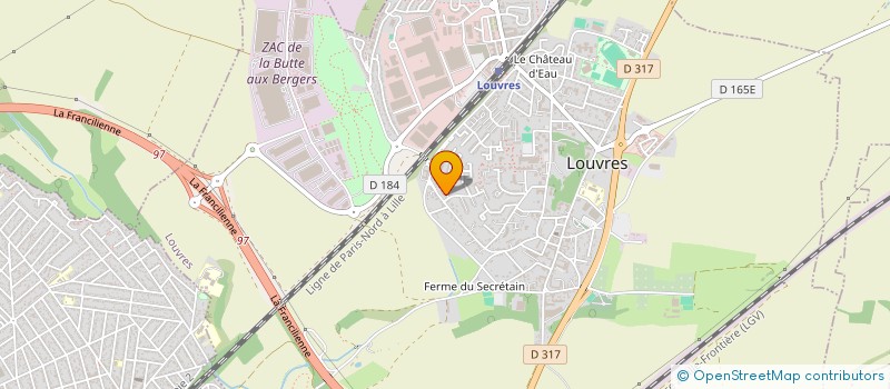 localisation de l'entreprise MONSIEUR ALI BENMOHAMED  LOUVRES