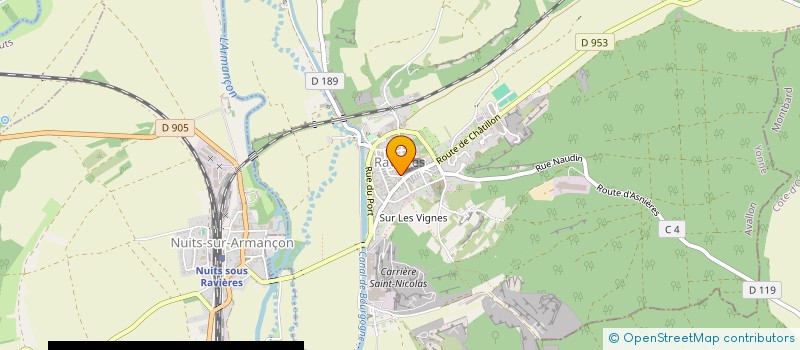 localisation de l'entreprise MONSIEUR ALI BENNAI  RAVIERES