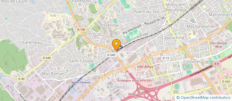 localisation de l'entreprise MONSIEUR ALI BENTAIBA  NIMES