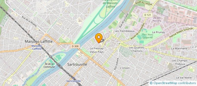 localisation de l'entreprise MONSIEUR ALI BENYAGOUB à SARTROUVILLE