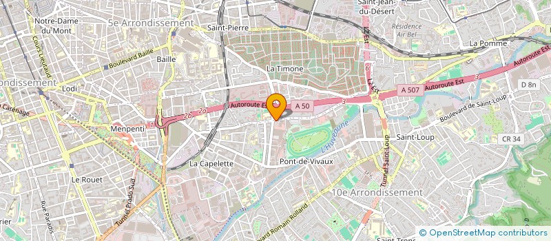 localisation de l'entreprise MONSIEUR ALI BENYAHIA  MARSEILLE