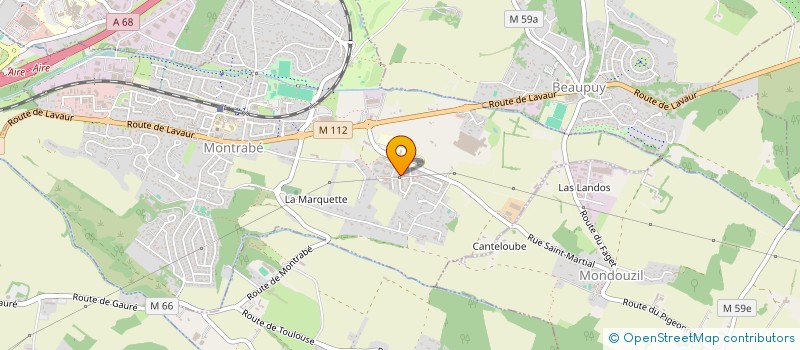 localisation de l'entreprise MONSIEUR ALI BENYOUCEF  MONTRABE