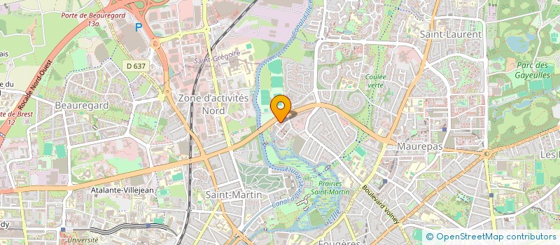 localisation de l'entreprise MONSIEUR ALI BENZAKOUR  LA LANDE-DE-FRONSAC