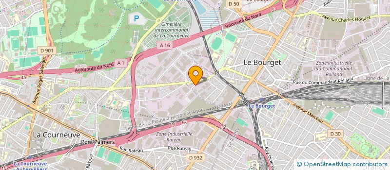 localisation de l'entreprise MONSIEUR ALI BENZOUAK à LE BOURGET