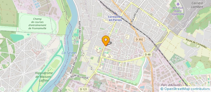 localisation de l'entreprise MONSIEUR ALI BERBAGUI  CORMEILLES-EN-PARISIS