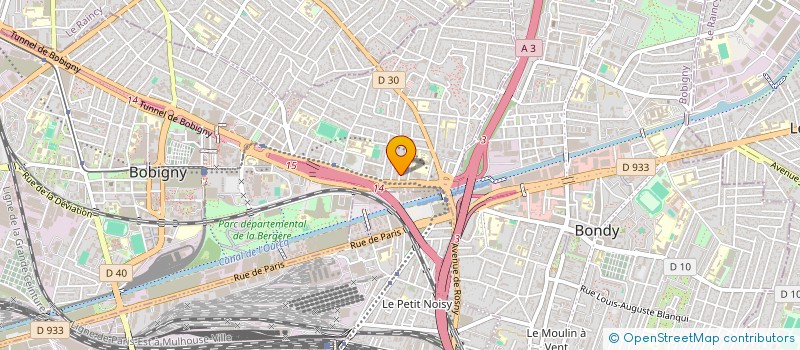 localisation de l'entreprise MONSIEUR ALI BERREHRAH  BOBIGNY