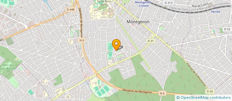 localisation de l'entreprise MONSIEUR ALI BERTHE à MONTGERON