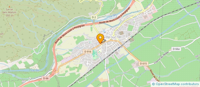 localisation de l'entreprise MONSIEUR ALI BESSEDIK  ILLE-SUR-TET