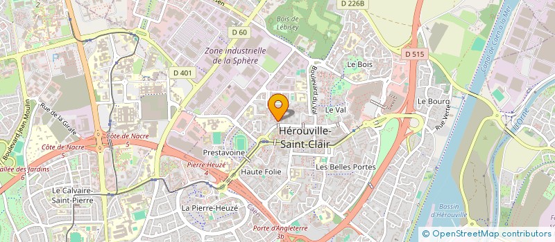 localisation de l'entreprise MONSIEUR ALI BEYDI à HEROUVILLE-SAINT-CLAIR