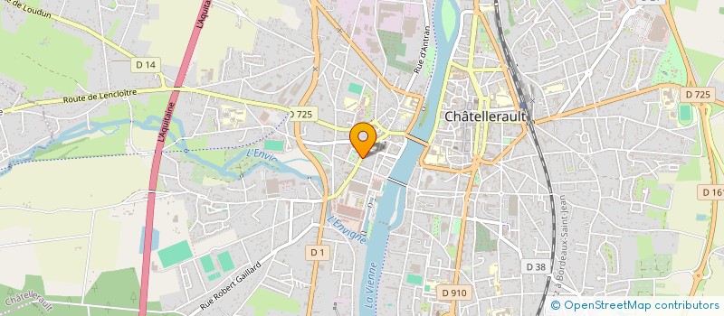 localisation de l'entreprise MONSIEUR ALI BITA à CHATELLERAULT