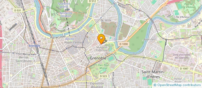 localisation de l'entreprise MONSIEUR ALI BOUADAL  GRENOBLE