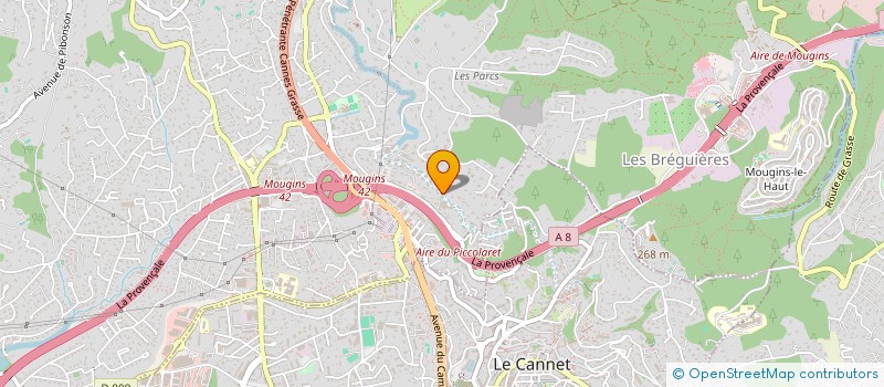 localisation de l'entreprise MONSIEUR ALI BOUAKLINE à MOUGINS
