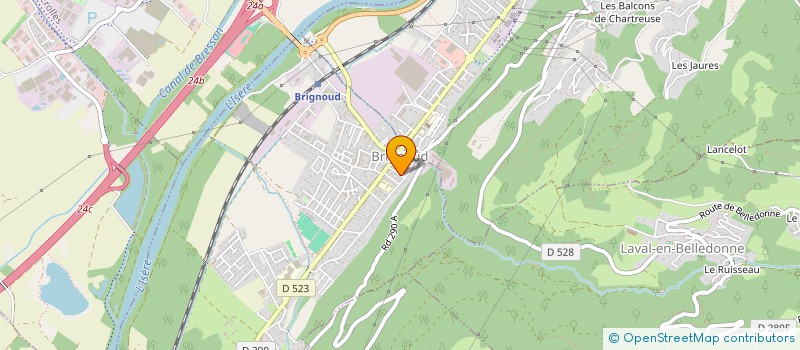 localisation de l'entreprise MONSIEUR ALI BOUAOULI  VILLARD-BONNOT