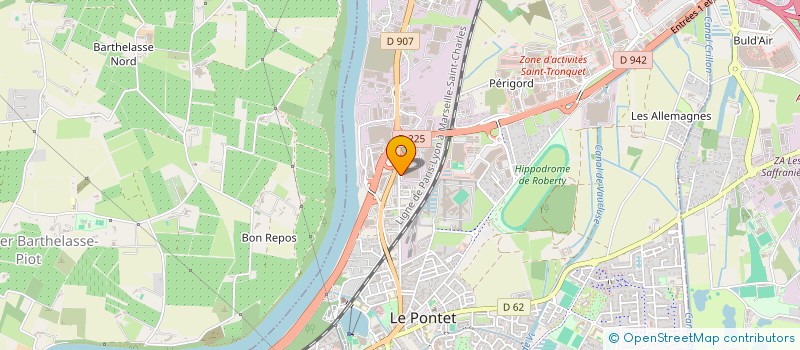 localisation de l'entreprise MONSIEUR ALI BOUAYSS  LE PONTET