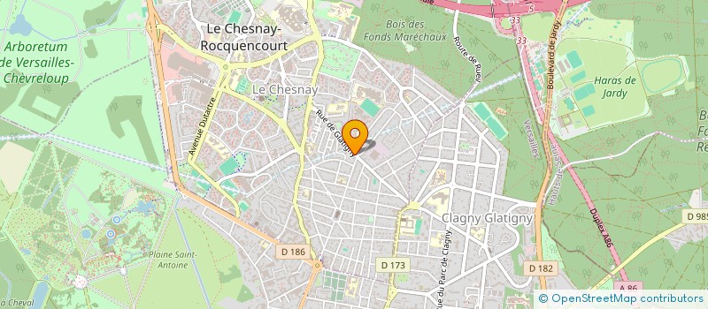 localisation de l'entreprise MONSIEUR ALI BOUCHERRAB  LE CHESNAY-ROCQUENCOURT