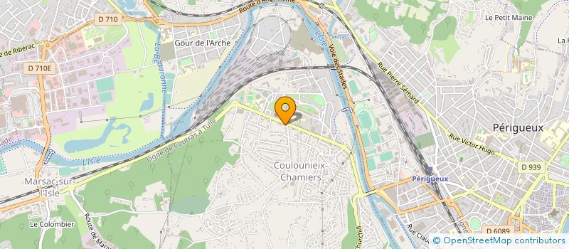 localisation de l'entreprise MONSIEUR ALI BOUCHLIH  COULOUNIEIX-CHAMIERS