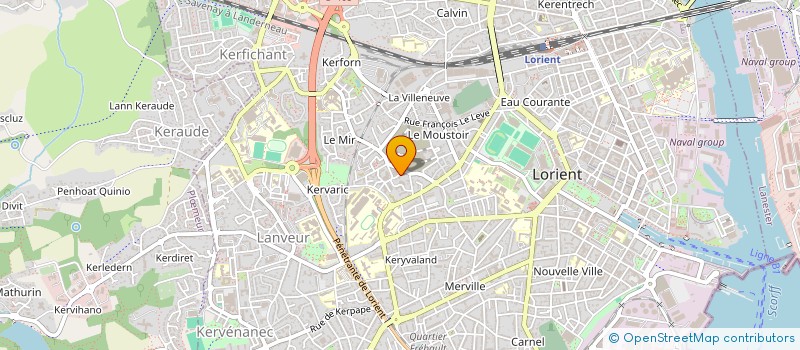 localisation de l'entreprise MONSIEUR ALI BOUCHNAG  LORIENT