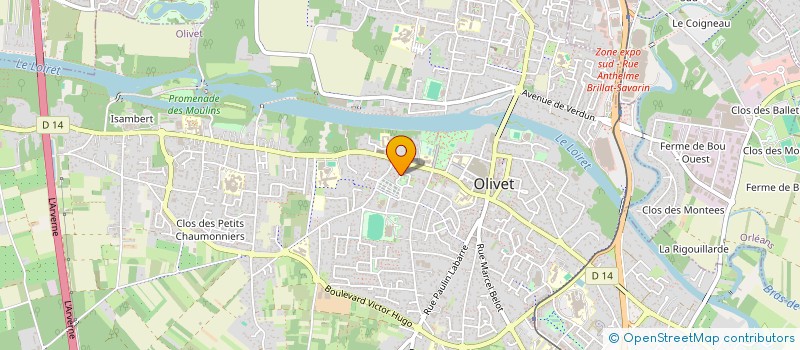localisation de l'entreprise MONSIEUR ALI BOUDJEMA à OLIVET