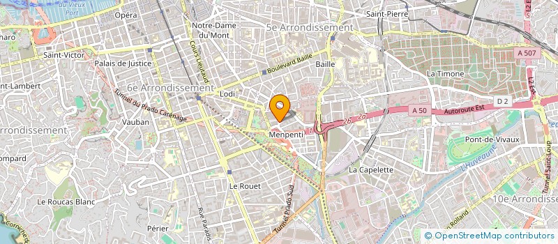 localisation de l'entreprise MONSIEUR ALI BOUGUERRA à MARSEILLE