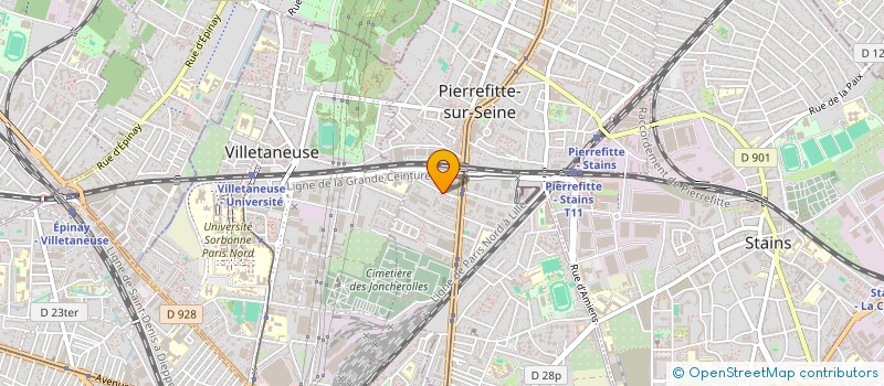 localisation de l'entreprise MONSIEUR ALI BOUHOUFRA à PIERREFITTE-SUR-SEINE