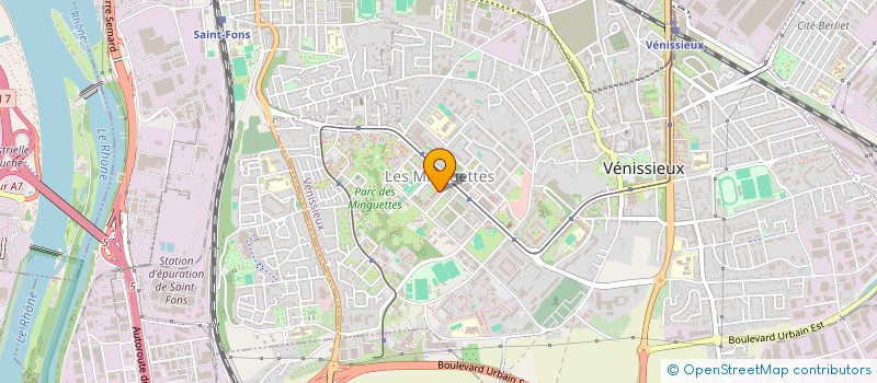 localisation de l'entreprise MONSIEUR ALI BOUINOUAL  VENISSIEUX