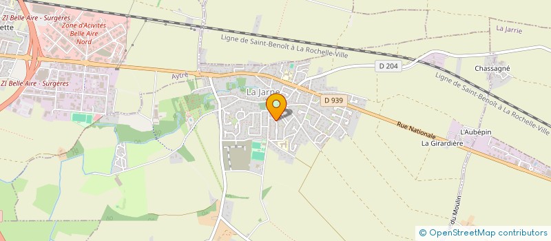 localisation de l'entreprise MONSIEUR ALI BOUKARI  LA JARNE