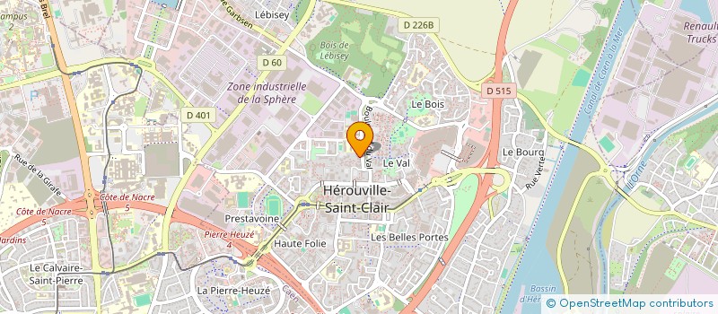 localisation de l'entreprise MONSIEUR ALI BOUKELTOUM à HEROUVILLE-SAINT-CLAIR